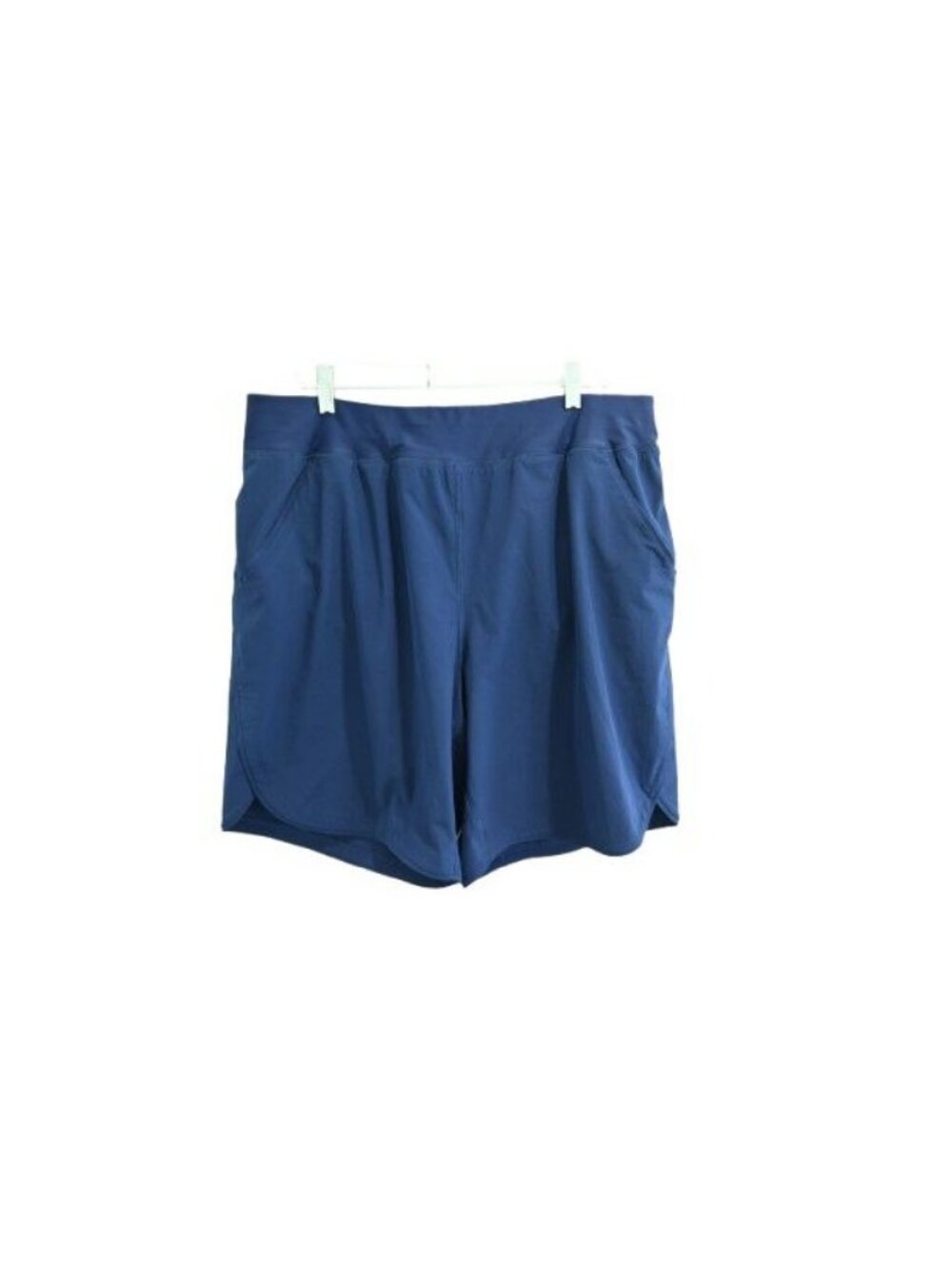 Lands' End Navy Blue Board Shorts Swim Short Plus Size 18W Stretch Summer